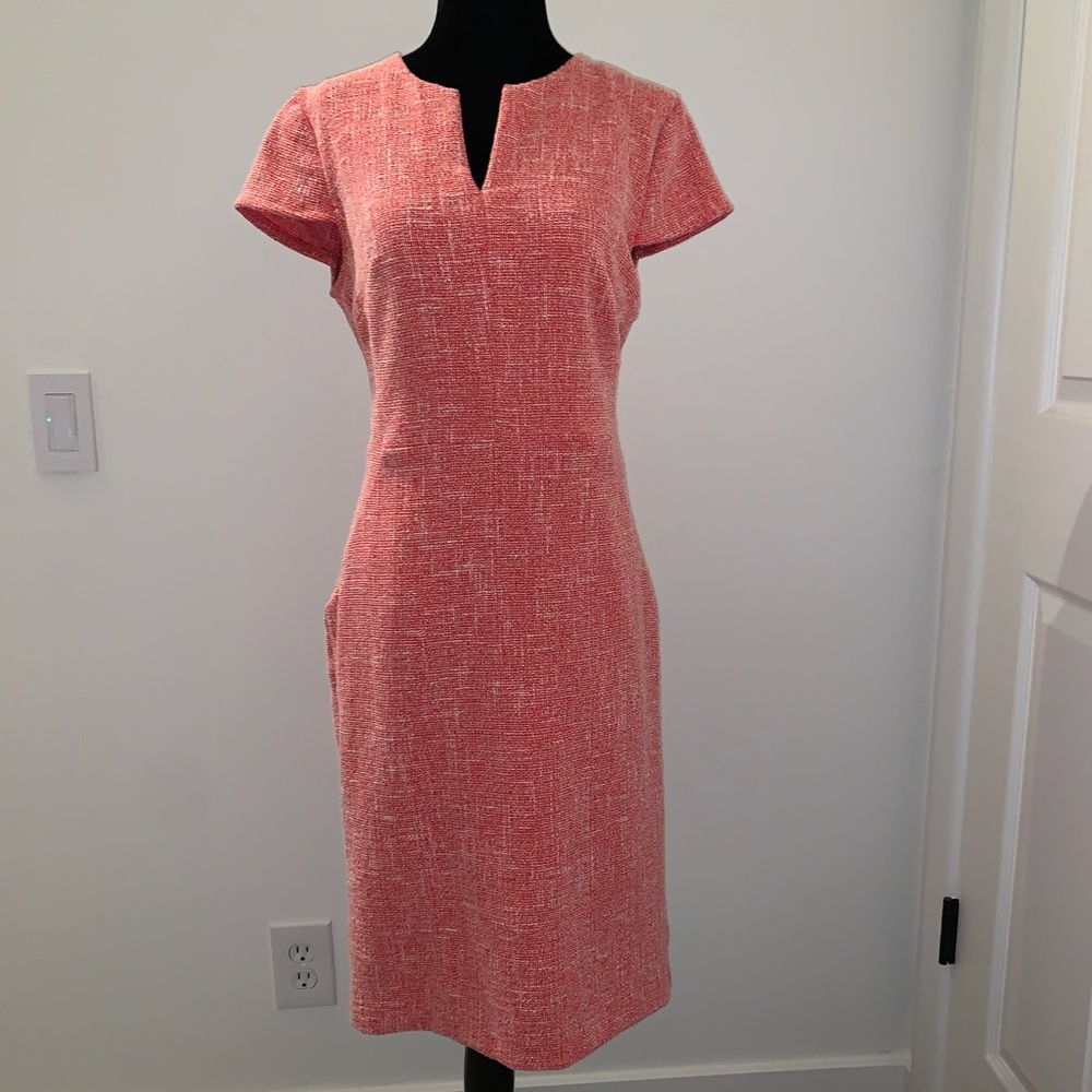 Banana Republic Factory Cap Sleeve Textured Dress